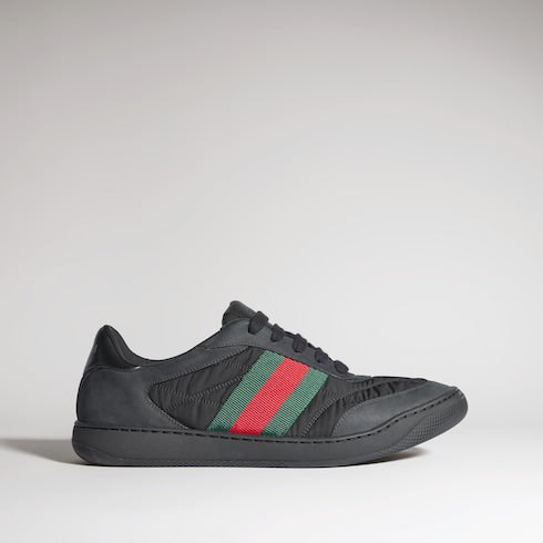 Men's Screener sneaker - black padded nylon