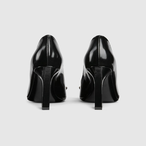 Women's Signora pump - black leather