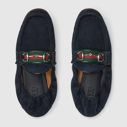 Men's Horsebit 1953 loafer - dark blue suede