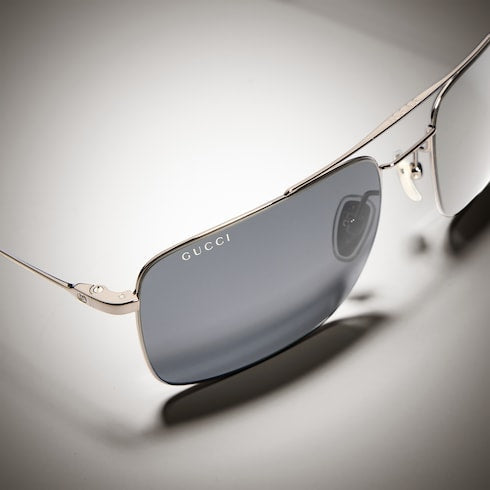 Specialized-fit navigator sunglasses - ruthenium-toned