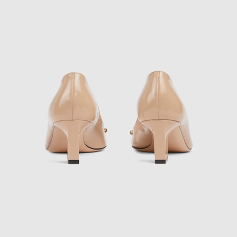 Women's Signora pump - beige leather