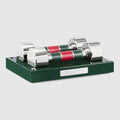 Dumbbells set with base - stainless steel