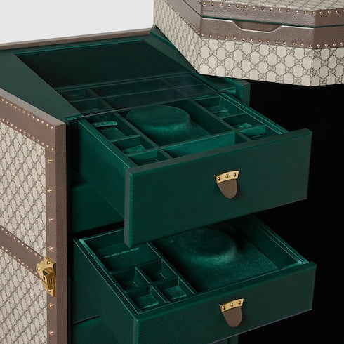 GG Supreme Jewelry Trunk - beige and ebony GG Supreme