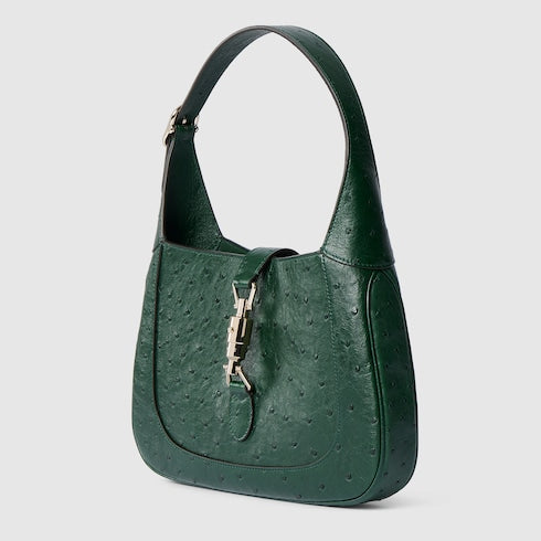 Gucci Jackie 1961 ostrich medium bag - green