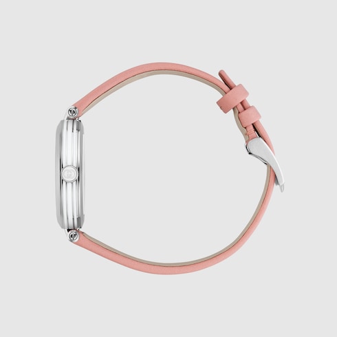 Model 2000 watch, 30mm - pink leather