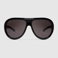 Pilot frame sunglasses - black