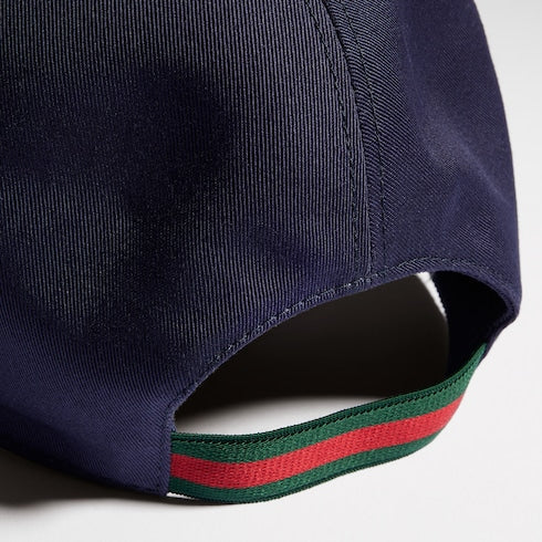Children's cotton baseball hat - dark blue