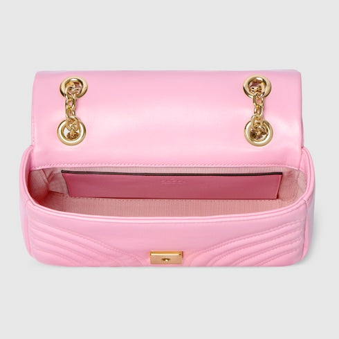GG Marmont small shoulder bag - light pink leather