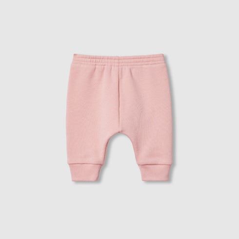 Baby cotton pants with Web - pink
