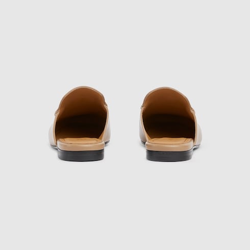 Women's Princetown slipper - beige leather