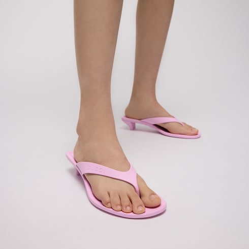 Women's Vittoria thong - pink rubber