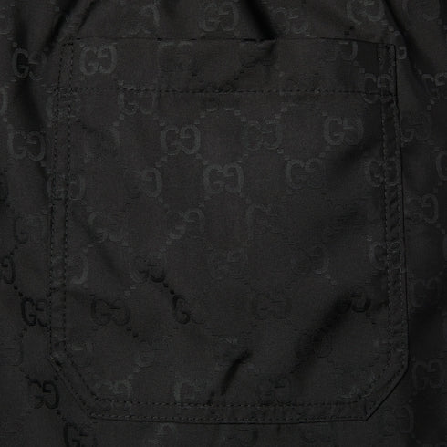 GG nylon swim shorts - black