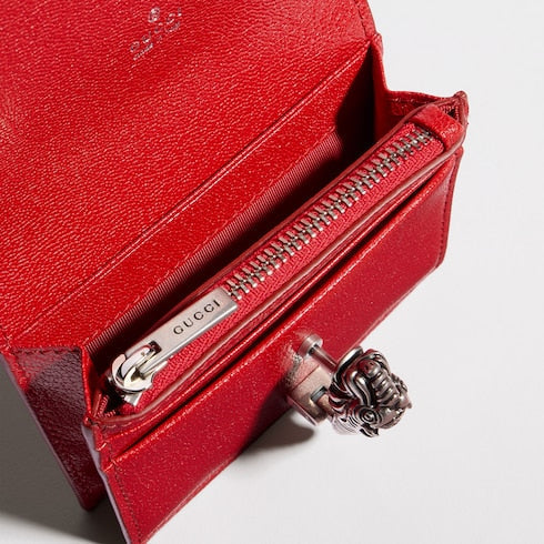 Dionysus small wallet - red leather