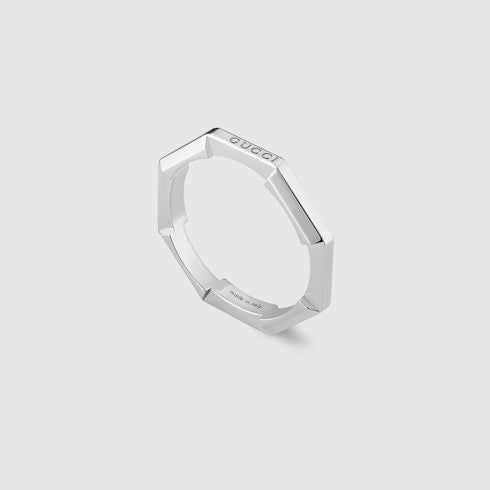 Gucci Link to Love 18k mirrored ring - 18k white gold