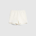 Children's cotton shorts with print - white