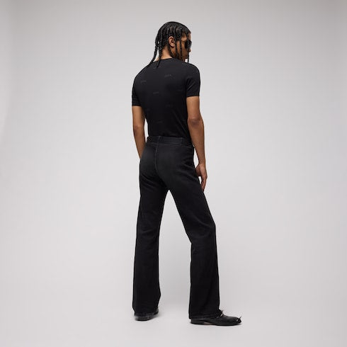 Wool silk Gucci jacquard T-shirt - black