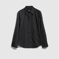 GG light silk faille jacket - black