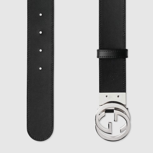 GG Supreme / Black Leather Reversible Belt - GG Supreme / Black Leather