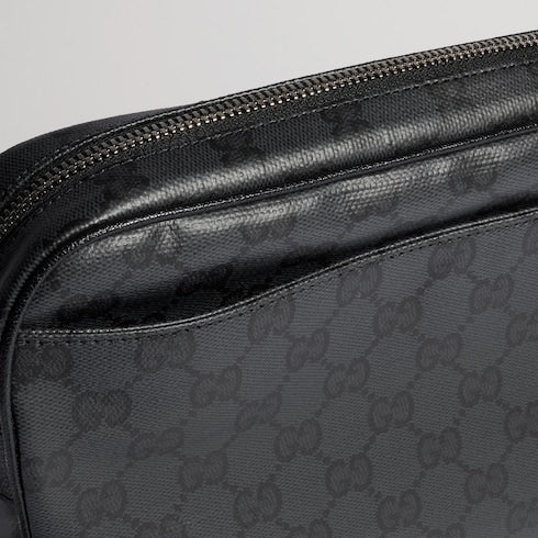 Gucci Essence Classic small crossbody bag - black GG canvas