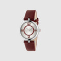 Model 2000 watch, 30mm - red leather