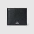 Lira bi-fold wallet - black leather