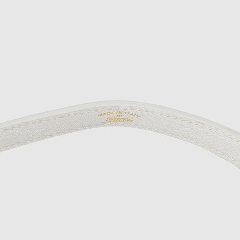 Jackie Slim medium shoulder bag - white leather
