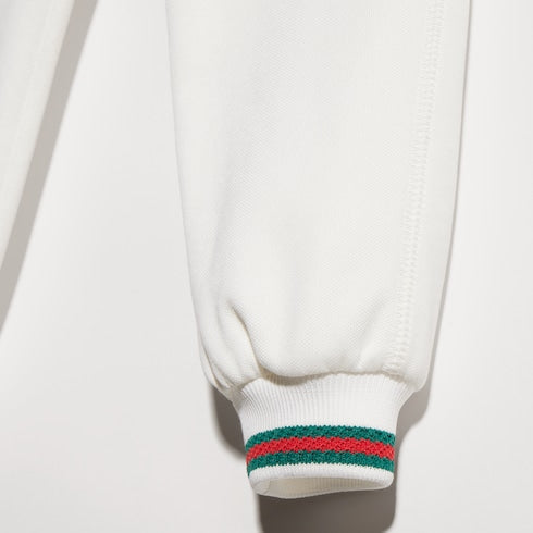 Children's jersey pants with Web - white