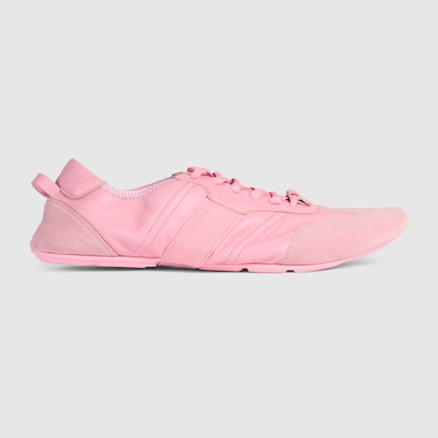 Women's Flex sneaker - pink suede and leather