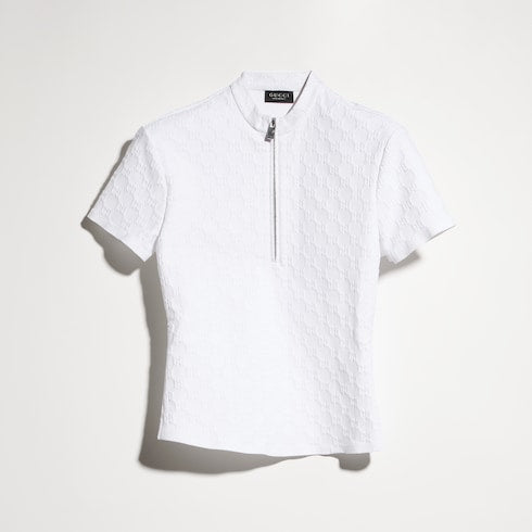 GG jersey jacquard T-shirt - white