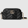 GG Marmont small camera bag - black leather