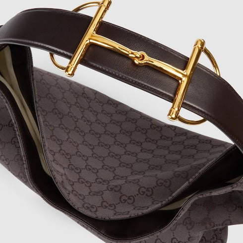Gucci Beatrix large tote bag - brown and dark brown GG canvas