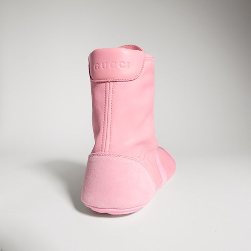 Women's Flex high-top sneaker - pink leather