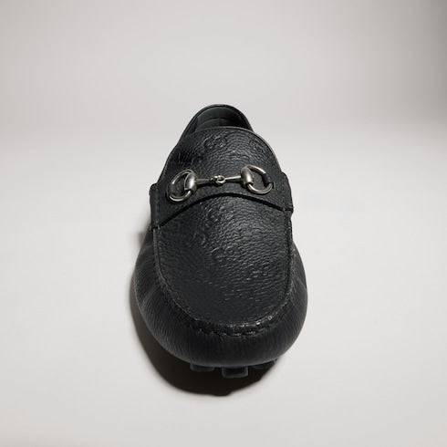 Men's driver with Horsebit - black GG leather