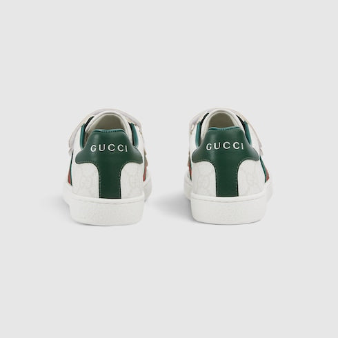 Children's Ace sneaker - white GG Supreme canvas