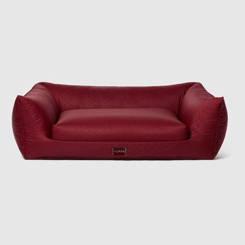 GG nylon pet bed - Rosso Ancora red