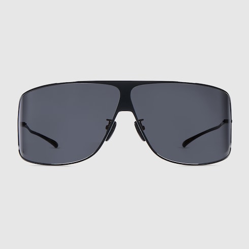 Mask frame sunglasses - black