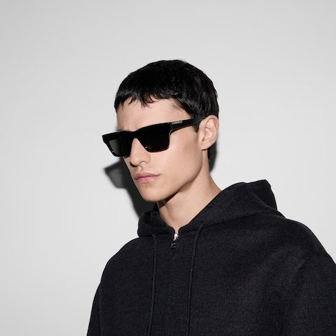 Rectangular frame sunglasses - black