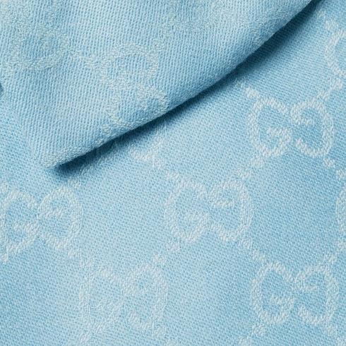 Baby GG flannel jacket - light blue