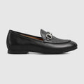 Children's loafer with Horsebit - black leather