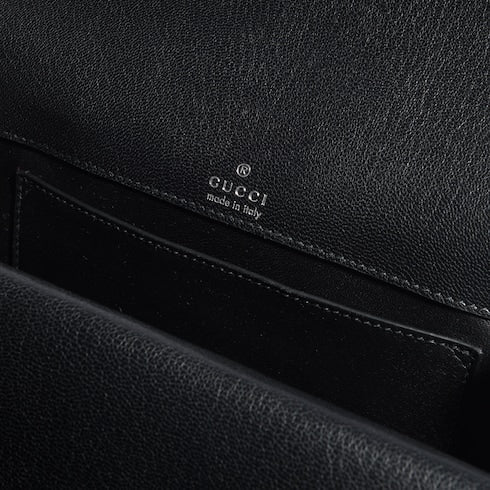 Dionysus medium shoulder bag - black leather