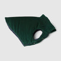 Reversible corduroy pet coat - green