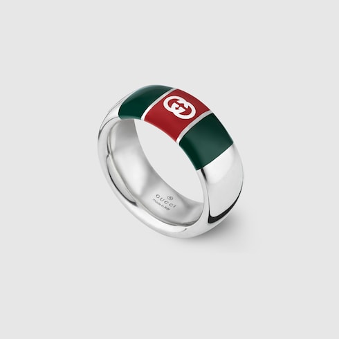 Wide ring with Web detail - 925 sterling silver