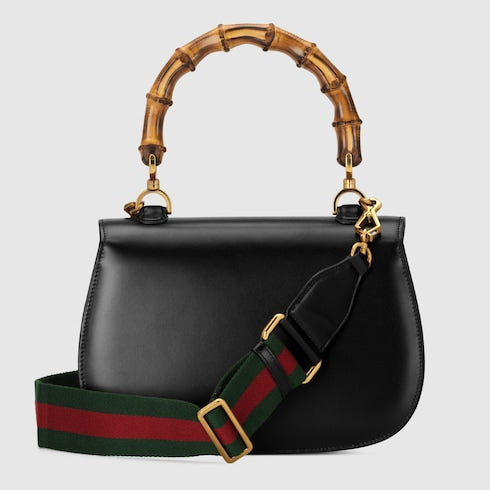 Gucci Bamboo 1947 medium bag - black leather