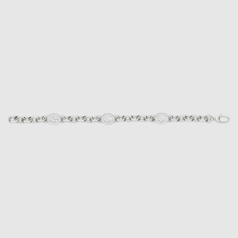 Gucci Interlocking chain bracelet - 925 sterling silver