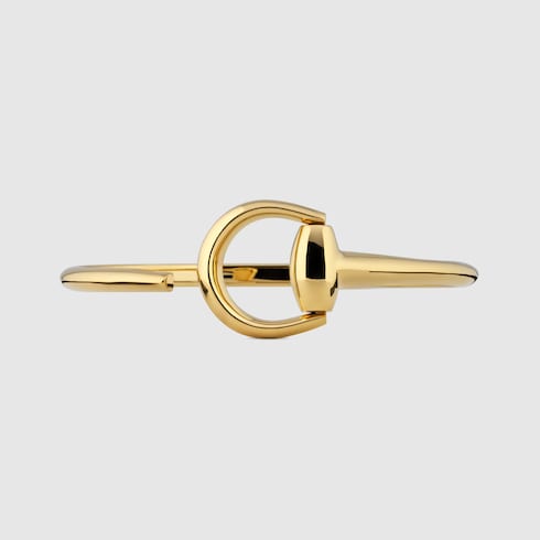 Gucci Horsebit 18k bangle bracelet - 18k yellow gold