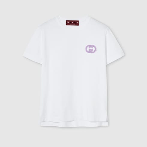 Medium cotton jersey T-shirt - white