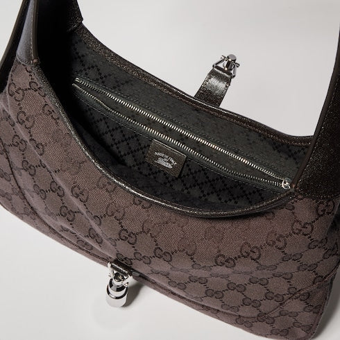 Gucci Jackie 1961 medium shoulder bag - brown GG canvas