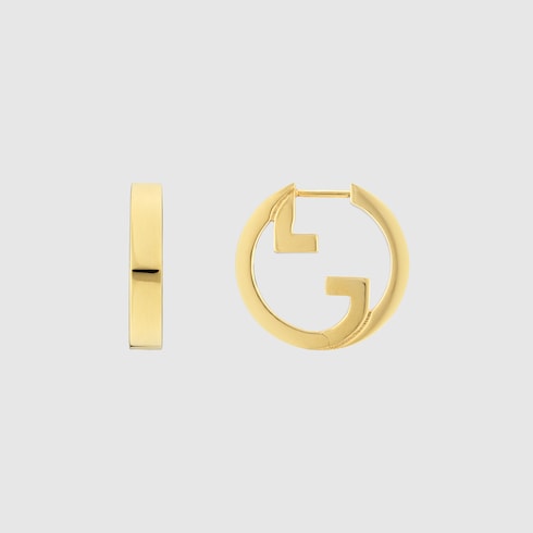 Gucci Blondie hoop earrings - gold-toned metal