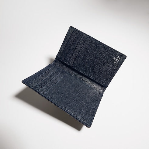 Gucci Essence Classic card case - blue GG canvas