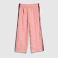 Children's GG viscose pants - light pink